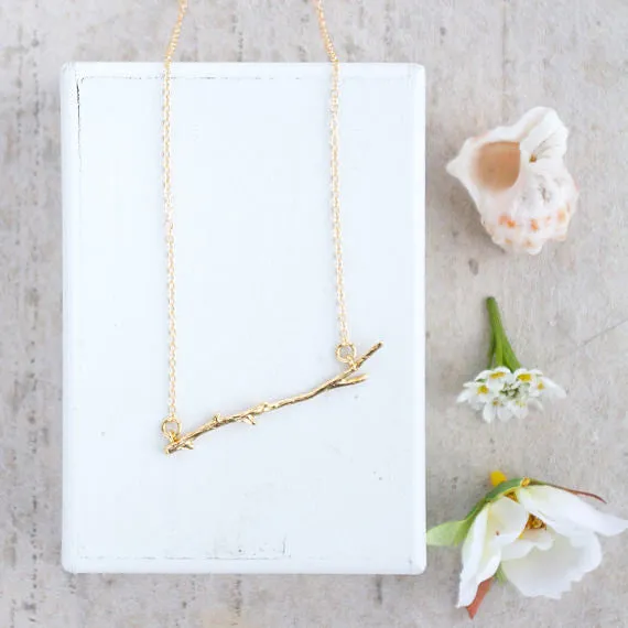 Twig Layering Necklace