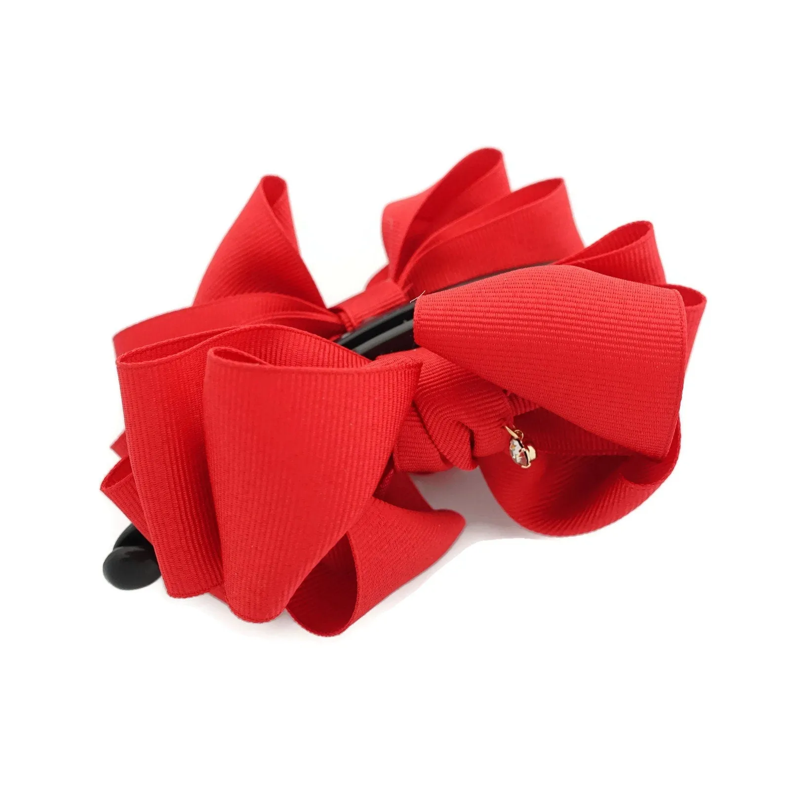 twist boutique grosgrain hair bow banana clip Women hair Accessory