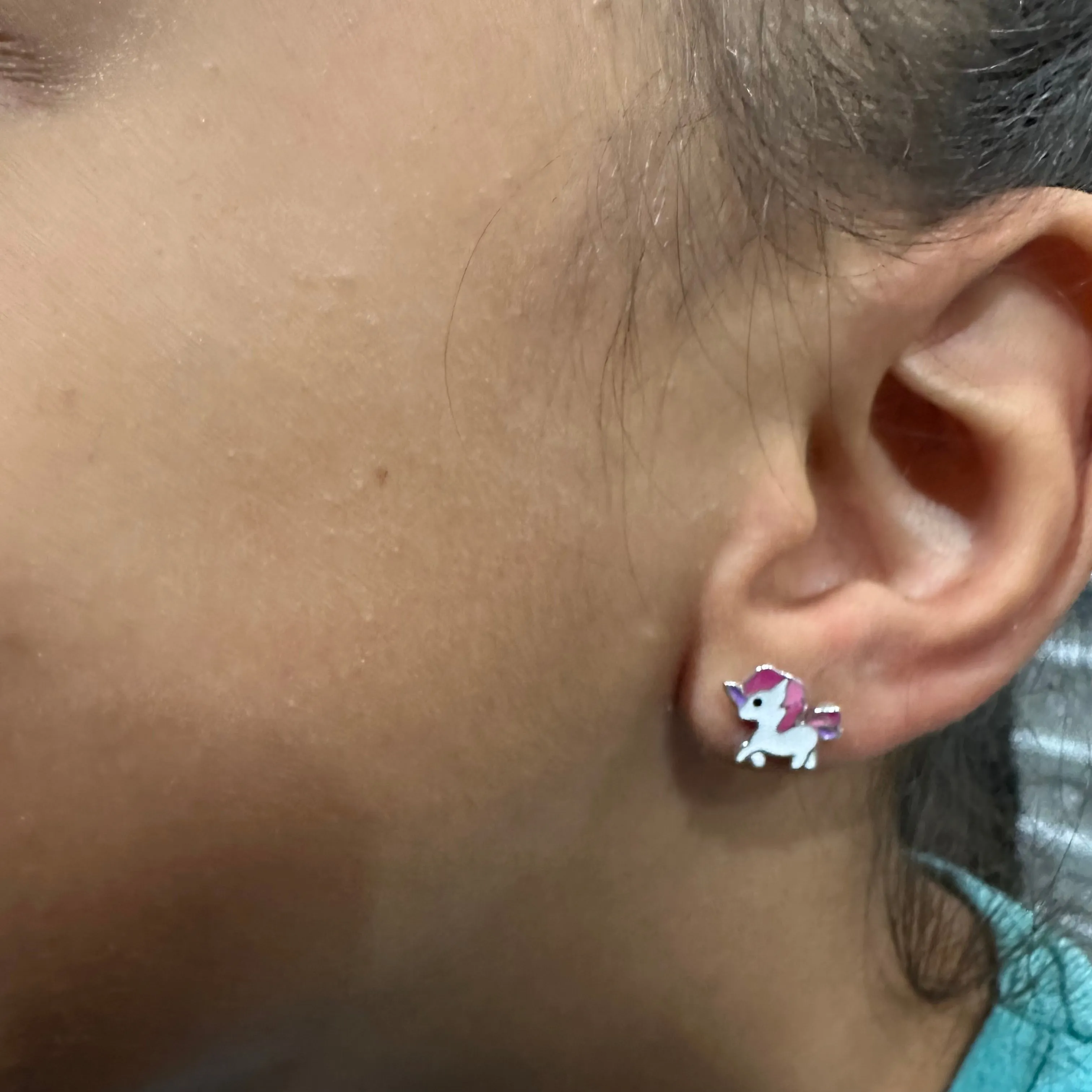 Unicorn and Rainbow earrings : 2 pairs